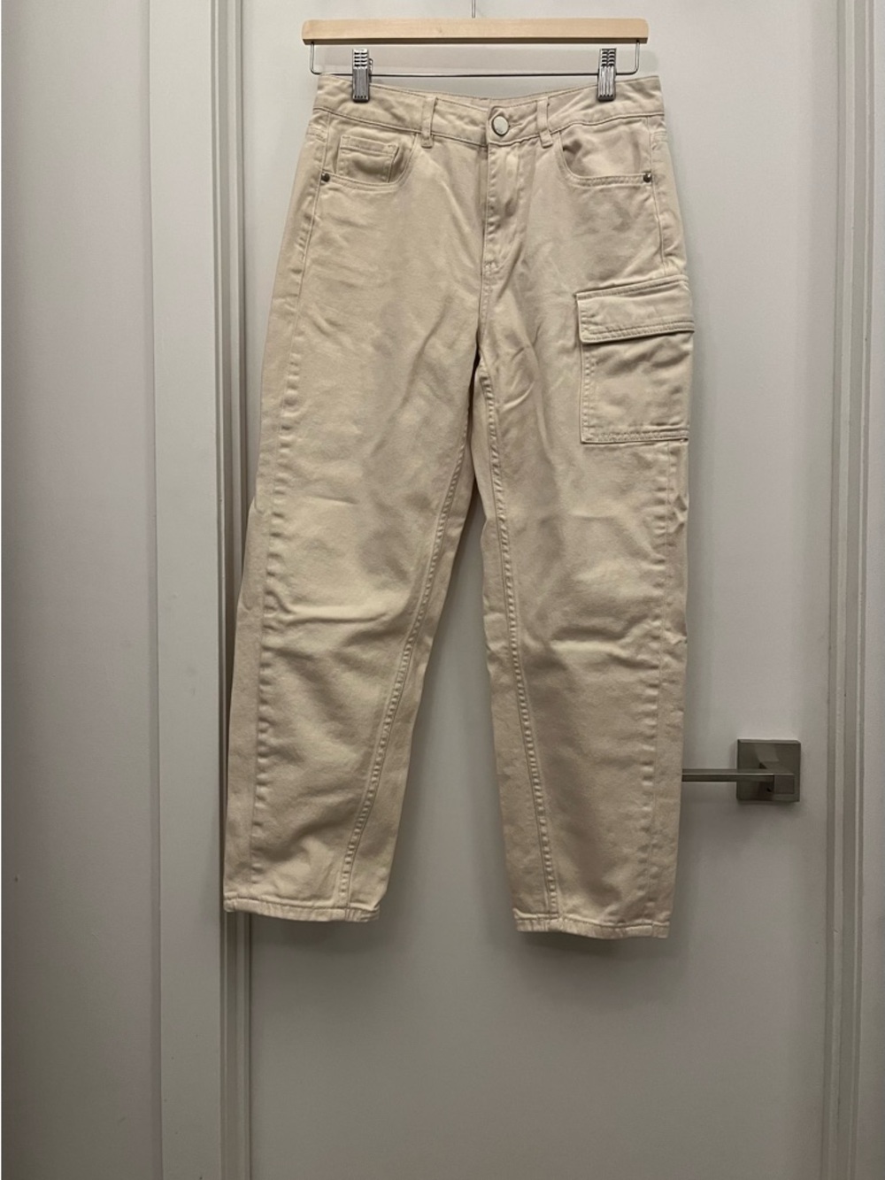Beige Cargo Pants